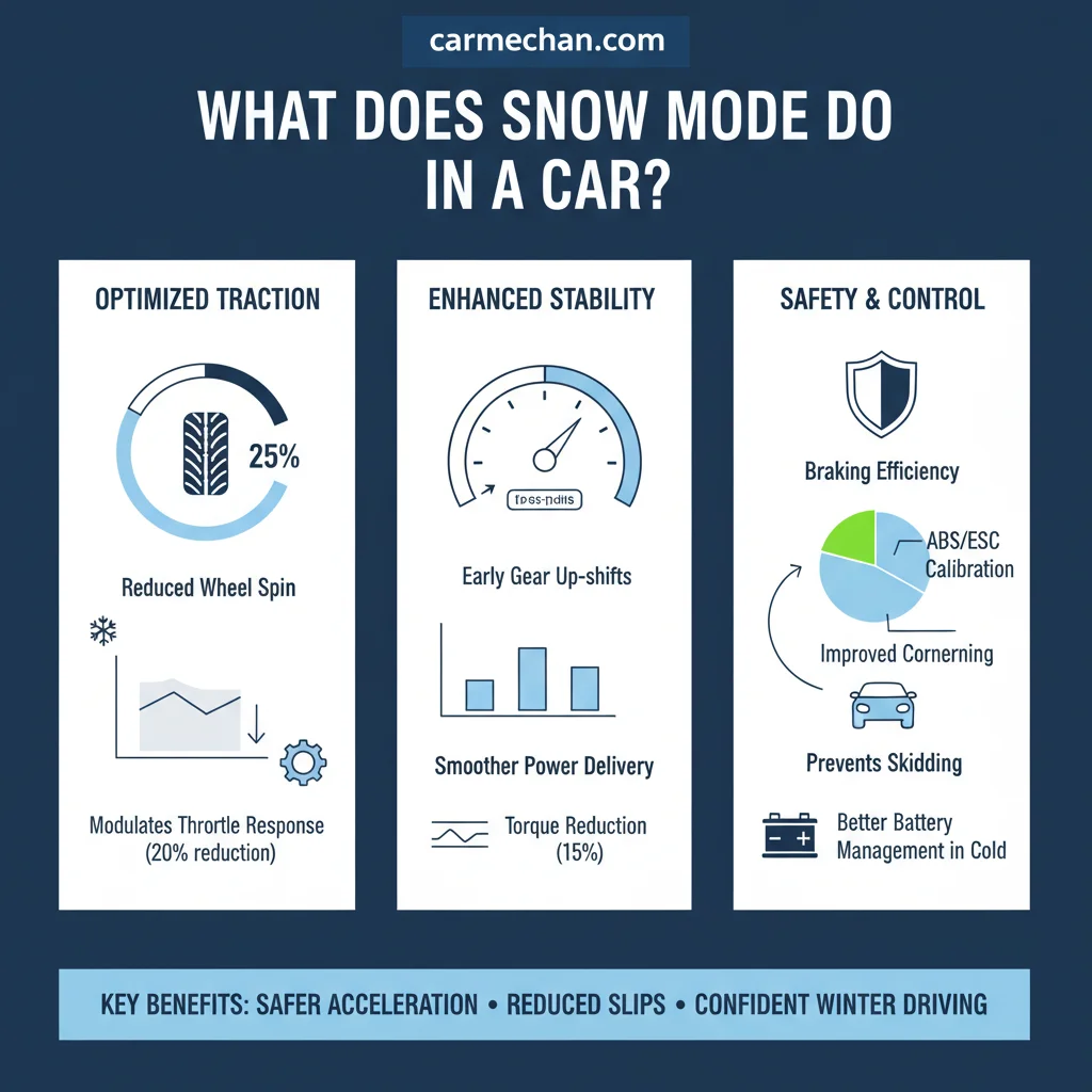 what does snow mode do in a car data visualization chart