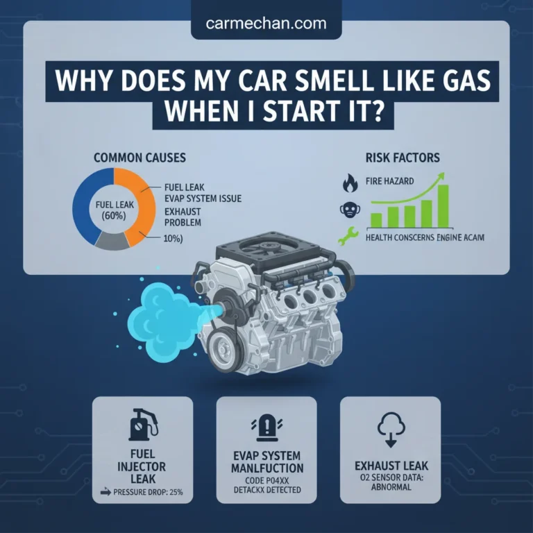 Why Does My Car Smell Like Gas When I Start It 2026
