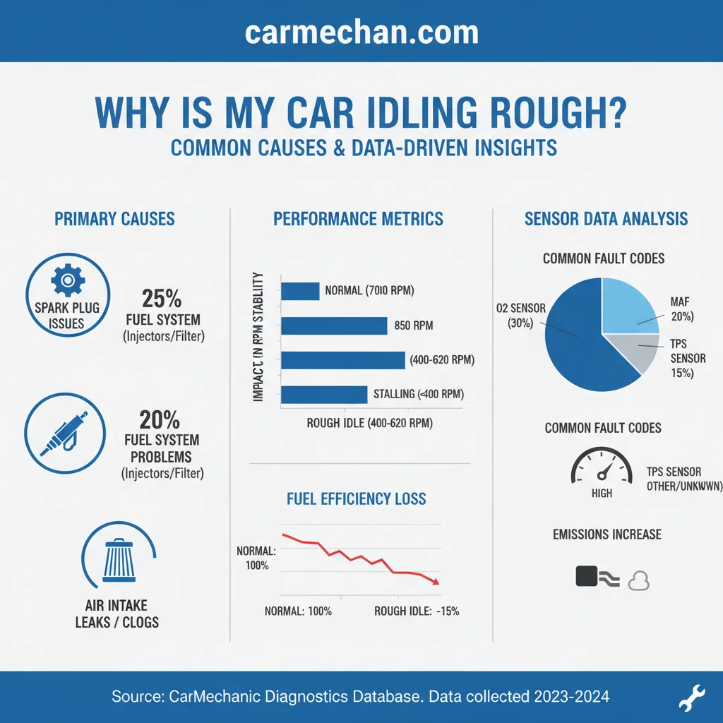 why is my car idling rough data visualization chart
