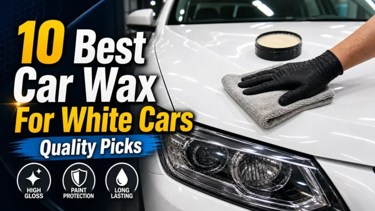 10 Best Car Wax For White Cars: Quality Picks