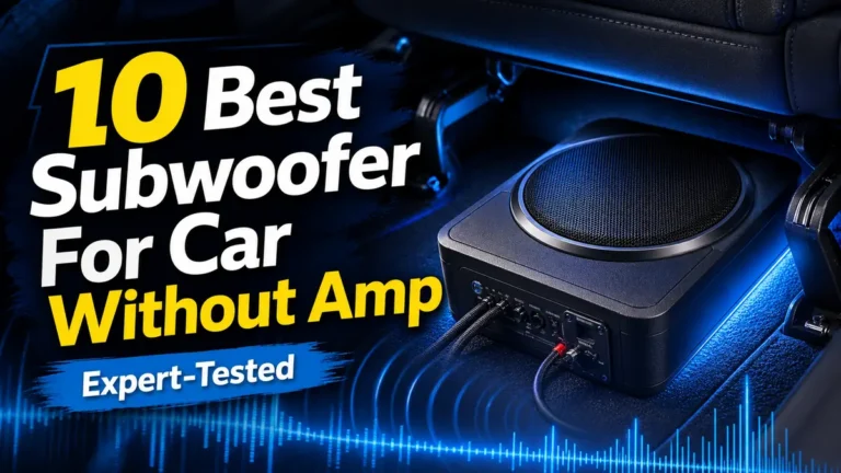 10 Best Subwoofer For Car Without Amp: Expert-Tested