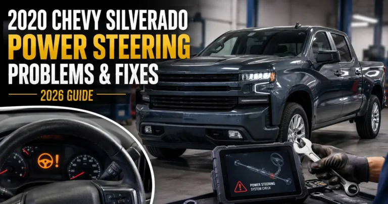 2020 Chevy Silverado power steering problems warning on dashboard