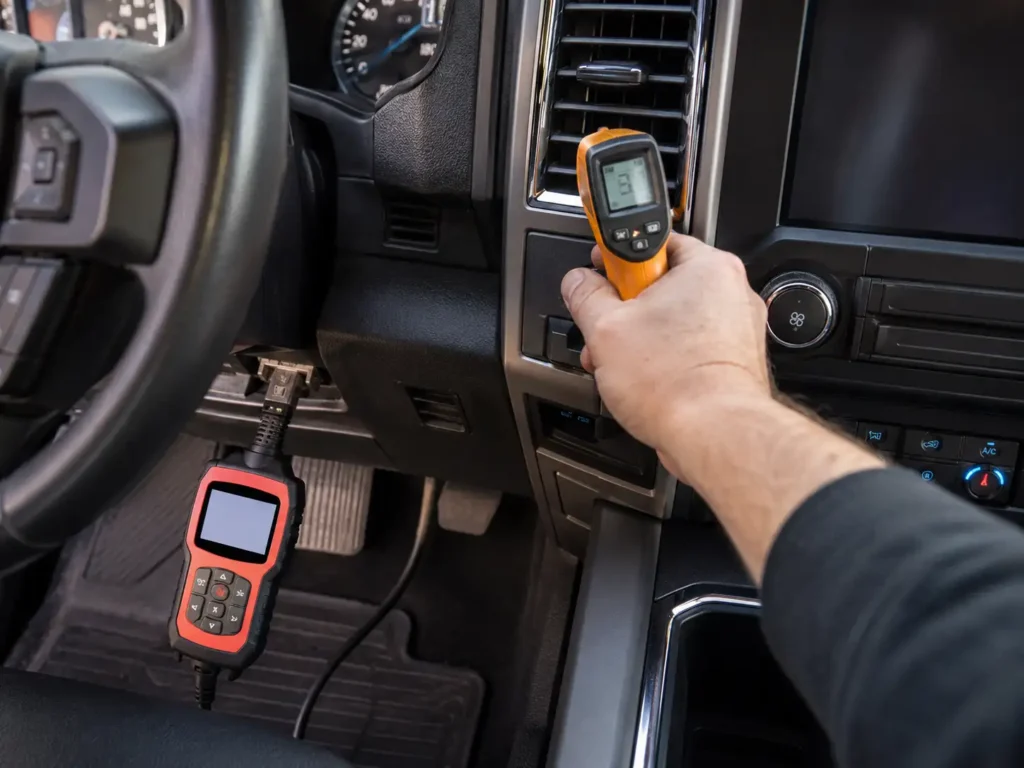 Ford F-150 AC not working diagnostic scanner and vent test