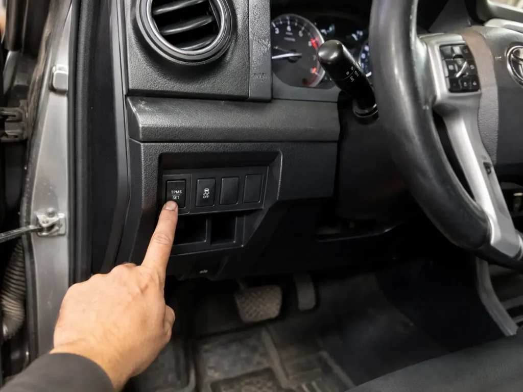 Toyota Tundra TPMS Reset Button Location by Year