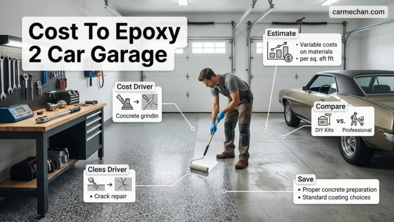 Cost To Epoxy 2 Car Garage 2-Car Garage Epoxy Cost 2026