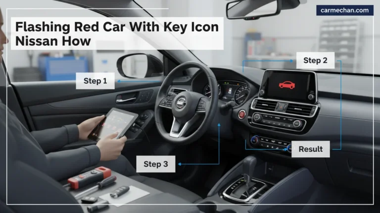 Flashing Red Car With Key Icon Nissan How To Fix 2026
