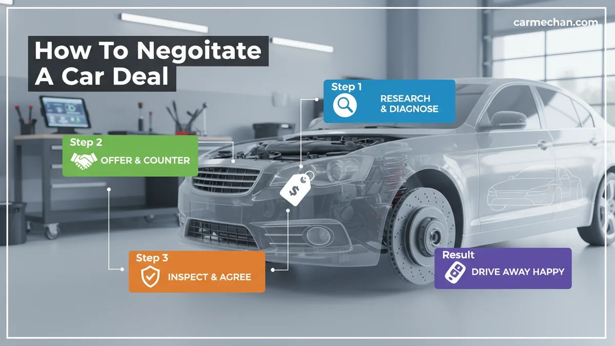 How To Negotiate A Car Deal How To Negotiate A Car Deal visual guide showing the main topic and key context