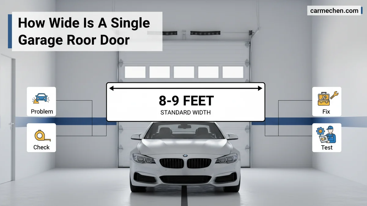 How Wide Is A Single Car Garage Door How Wide Is A Single Car Garage Door visual guide showing the main topic and key context