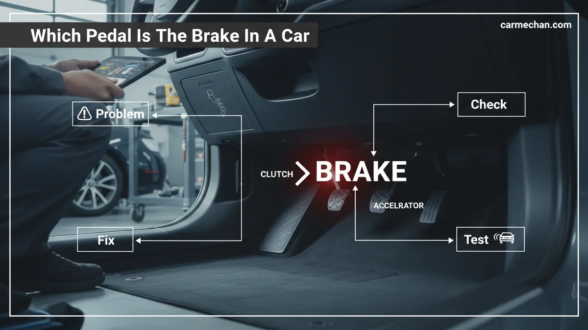 Which Pedal Is The Brake In A Car Which Pedal Is The Brake In A Car visual guide showing the main topic and key context