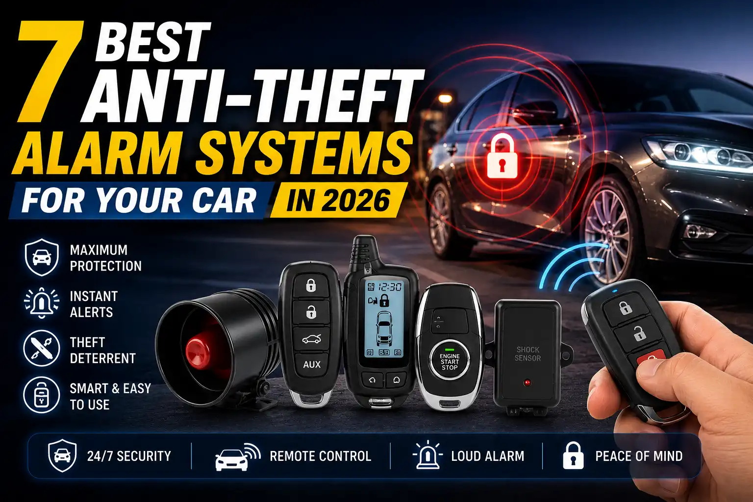 Best anti-theft alarm systems for your car guide