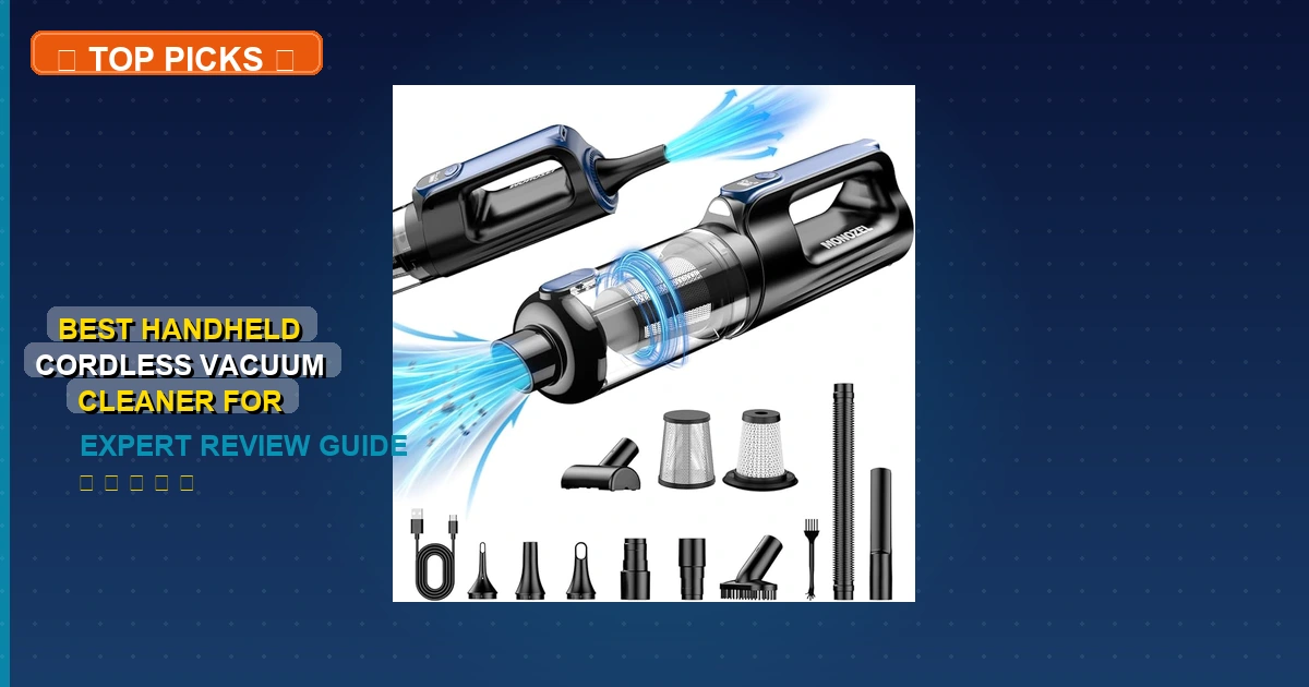 7 Best Handheld Cordless Vacuum Cleaner For Car: Expert-Tested 2026 - car vacuum cleaner