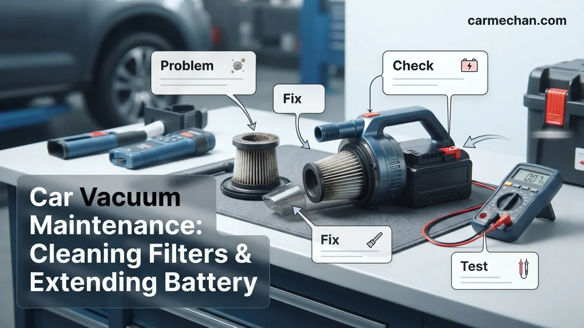 Car Vacuum Maintenance: Cleaning Filters & Extending 2026 - car vacuum cleaner