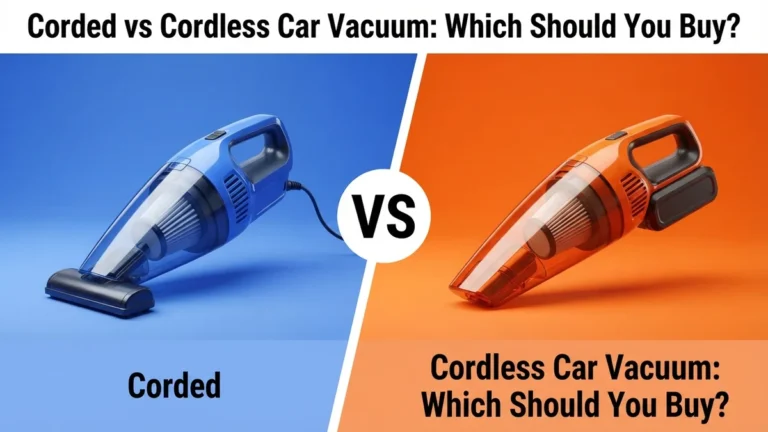Corded vs Cordless Car Vacuum: Which Should You Buy? side-by-side comparison