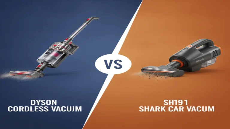 Dyson Cordless Vacuum vs Shark Car Vacuum side-by-side comparison