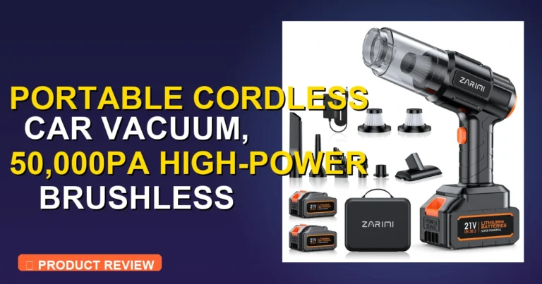 Portable Cordless Car Vacuum Review: Pros, Cons & Verdict 2026 - car vacuum cleaner