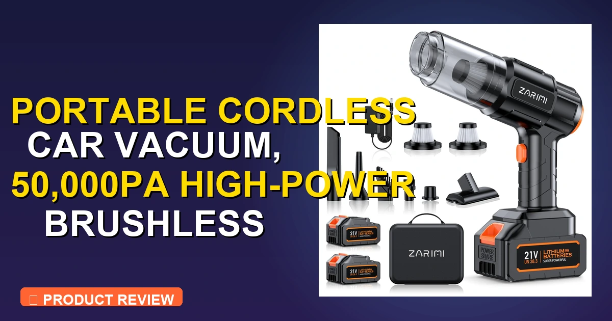 Portable Cordless Car Vacuum Review: Pros, Cons & Verdict 2026 - car vacuum cleaner