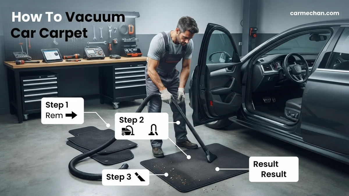 How to Vacuum Car Carpet Step-by-Step Guide for 2026 - car vacuum cleaner