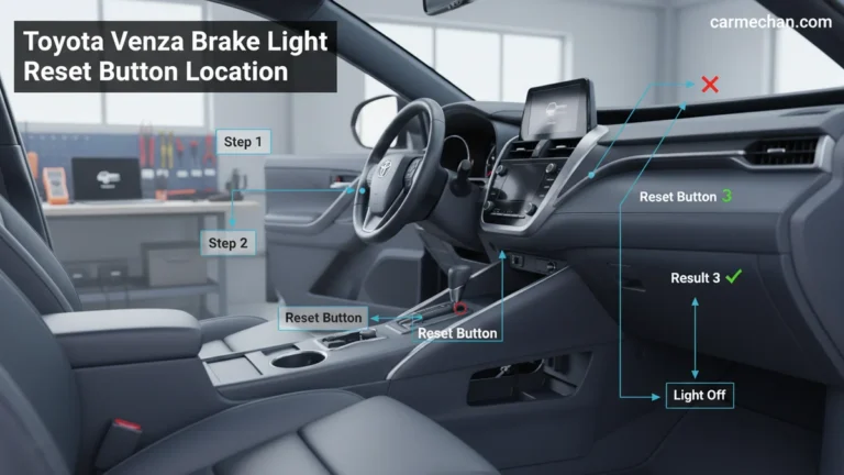 Toyota Venza Brake Light Reset Button Location Proven 2026