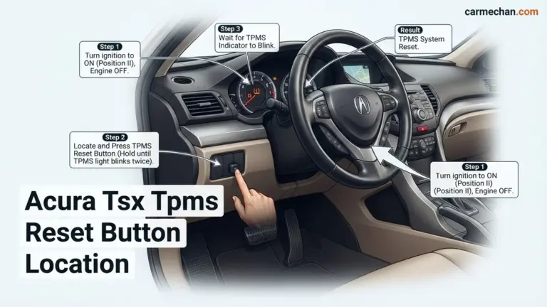 2010 Acura TSX TPMS Reset Button Location Expert Fix 2026