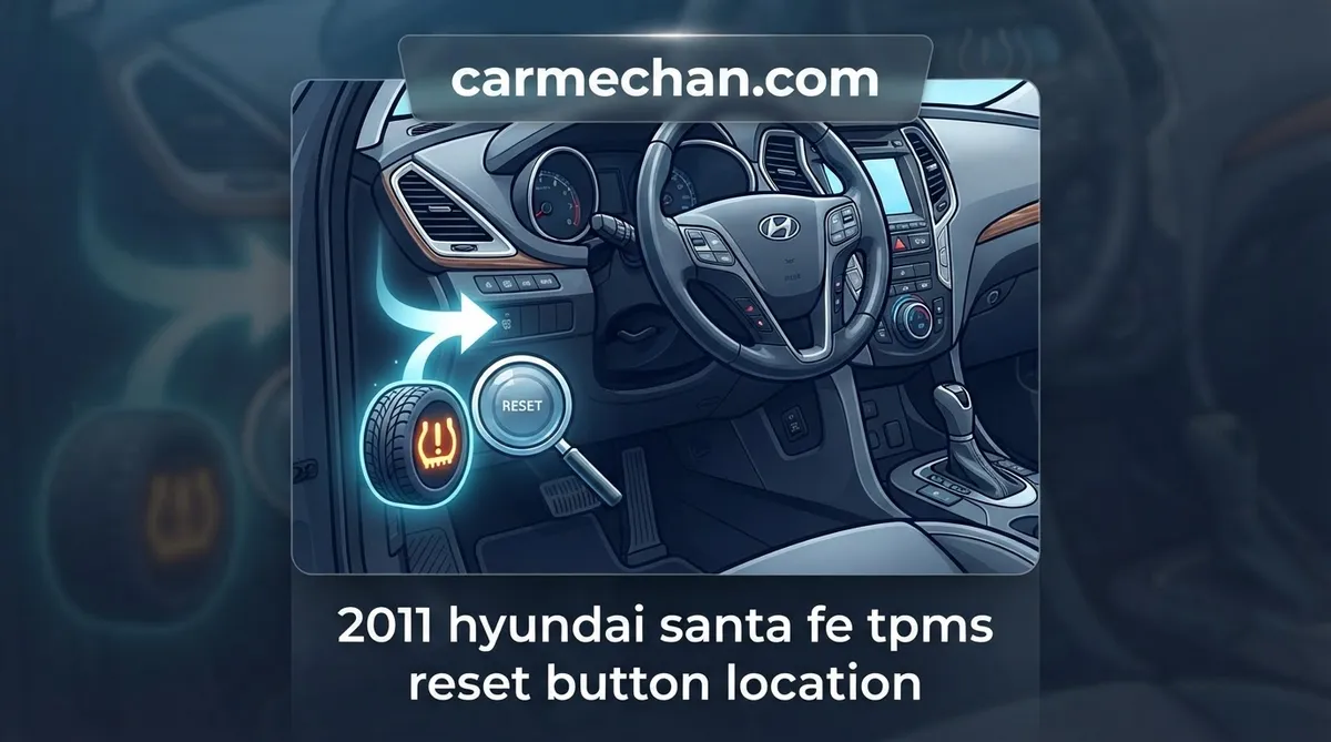 2011 hyundai santa fe tpms reset button location