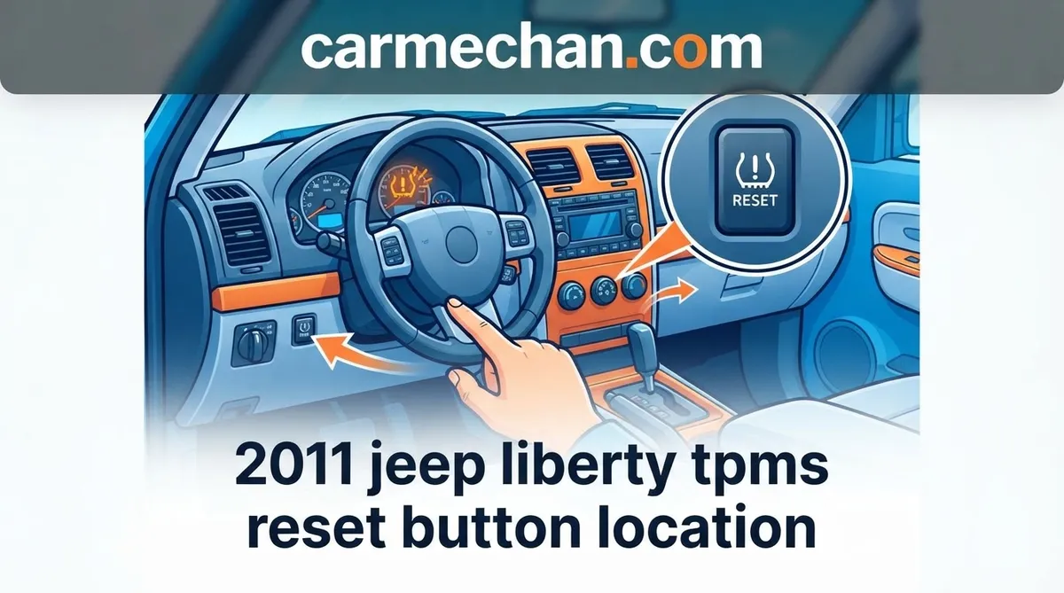 2011 jeep liberty tpms reset button location