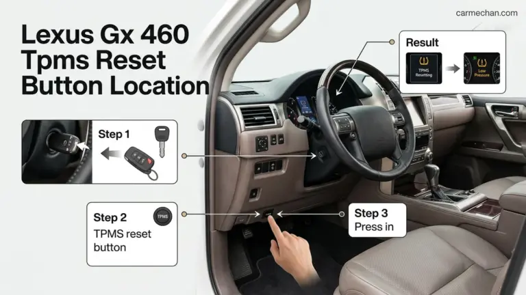 2014 Lexus GX 460 TPMS Reset Button Location Expert Fix 2026