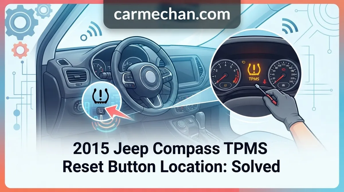 2015 jeep compass tpms reset button location