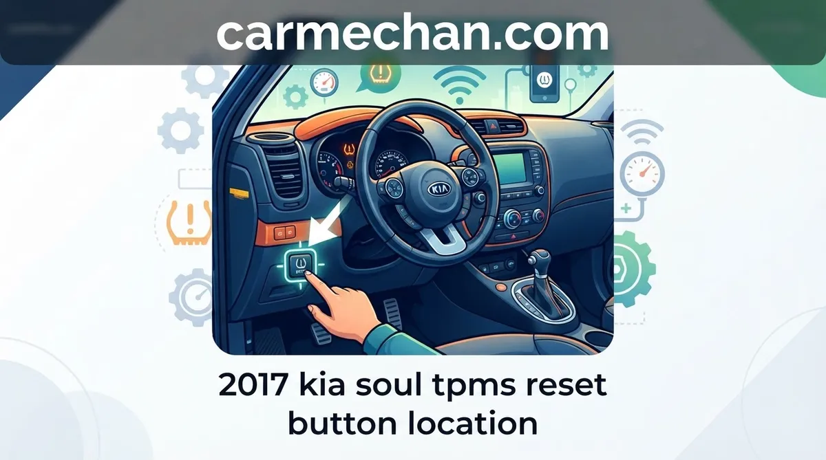2017 kia soul tpms reset button location