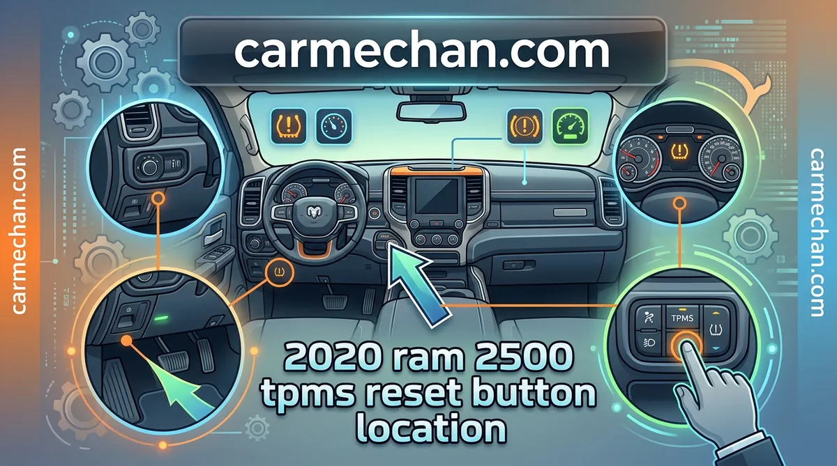 2020 ram 2500 tpms reset button location