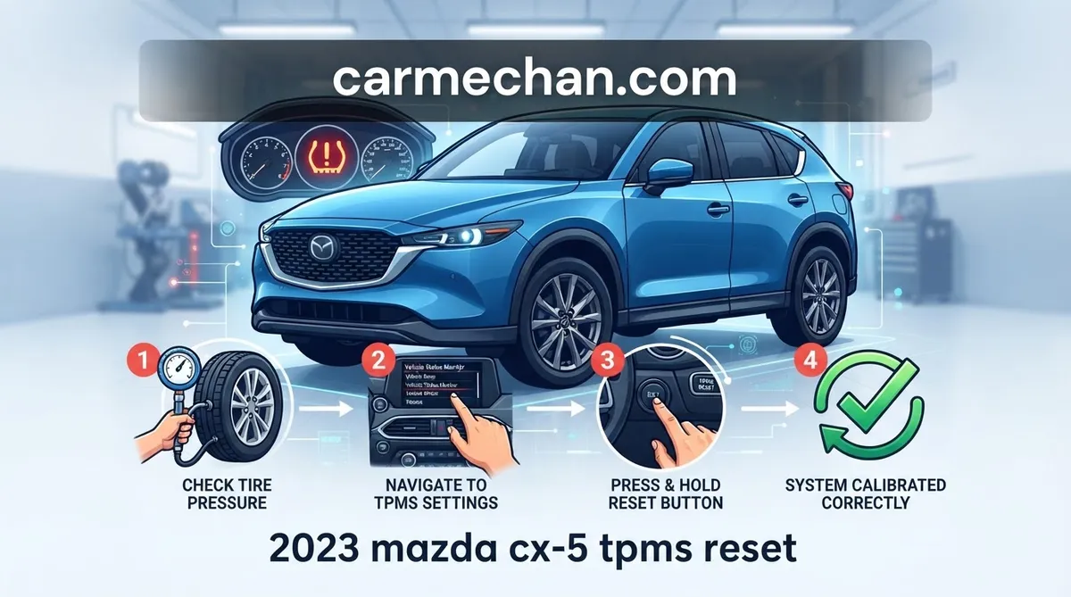 2023 mazda cx-5 tpms reset