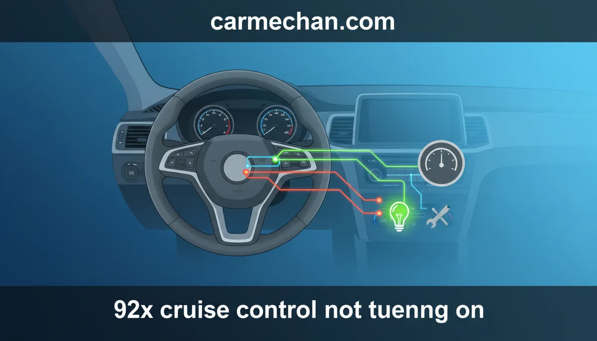 92x cruise control not tuening on