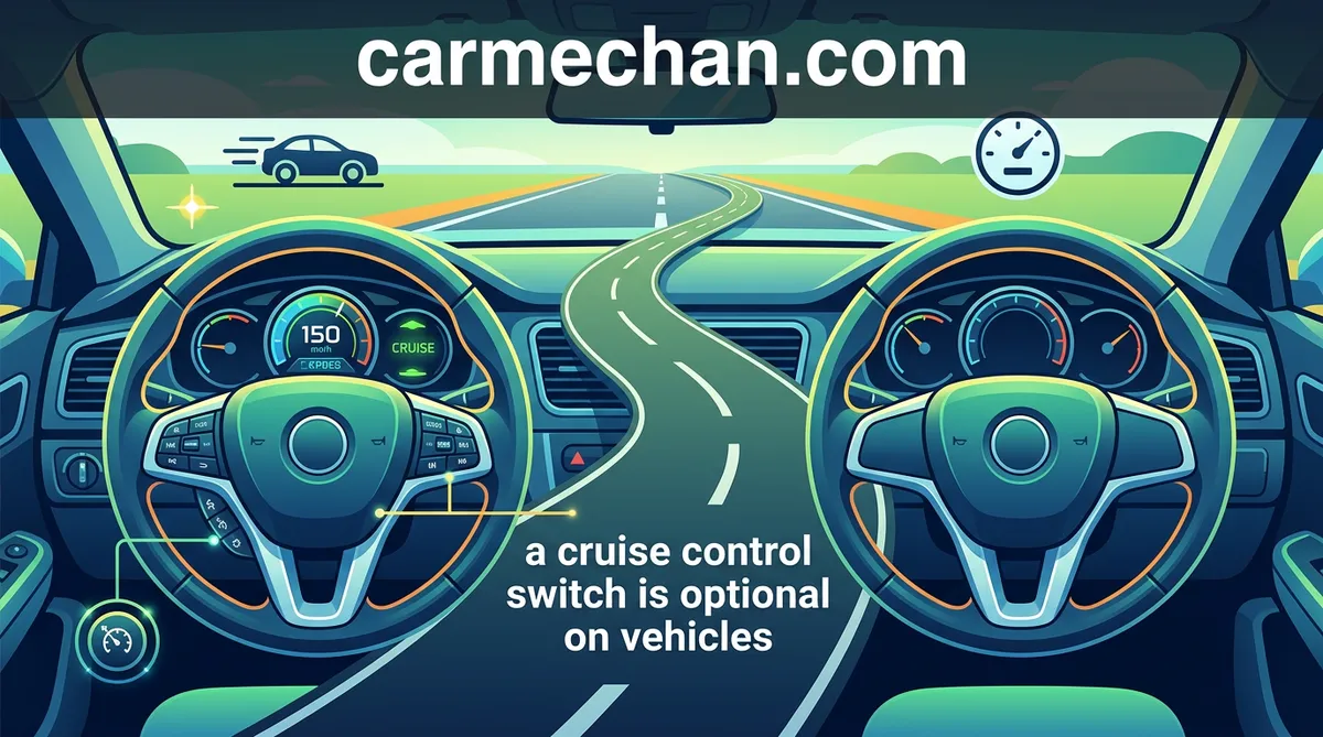 a cruise control switch is optional on vehicles