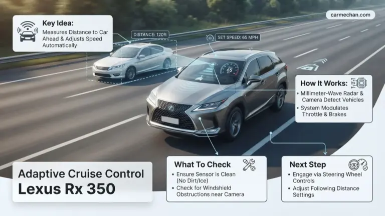 Adaptive Cruise Control Lexus RX 350 2026 Step-by-Step Guide