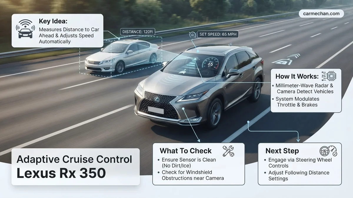 Adaptive Cruise Control Lexus Rx 350 Adaptive Cruise Control Lexus Rx 350 expert guide showing the main topic and key context