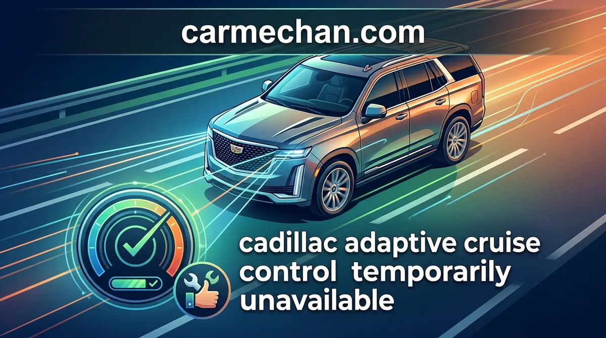 cadillac adaptive cruise control temporarily unavailable