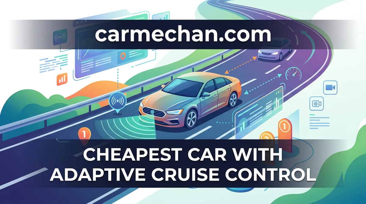 cheapest car with adaptive cruise control