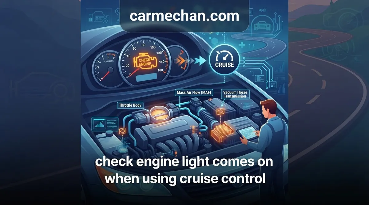 check engine light comes on when using cruise control