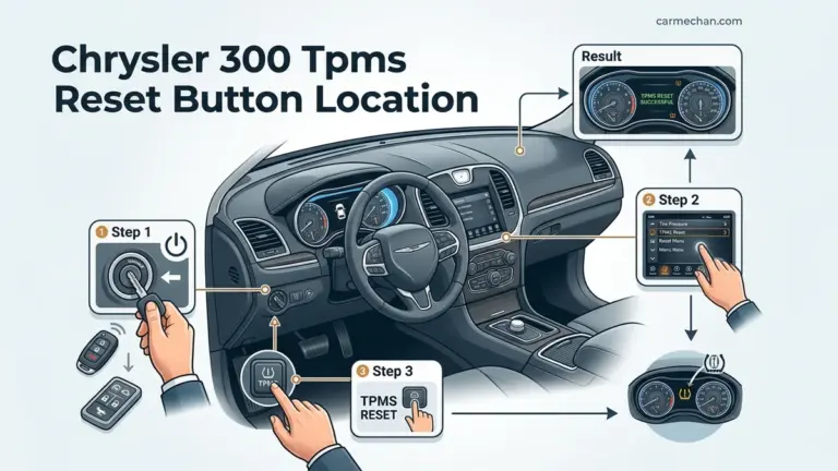 Chrysler 300 TPMS Reset Button Location Real 2026 Fix Guide