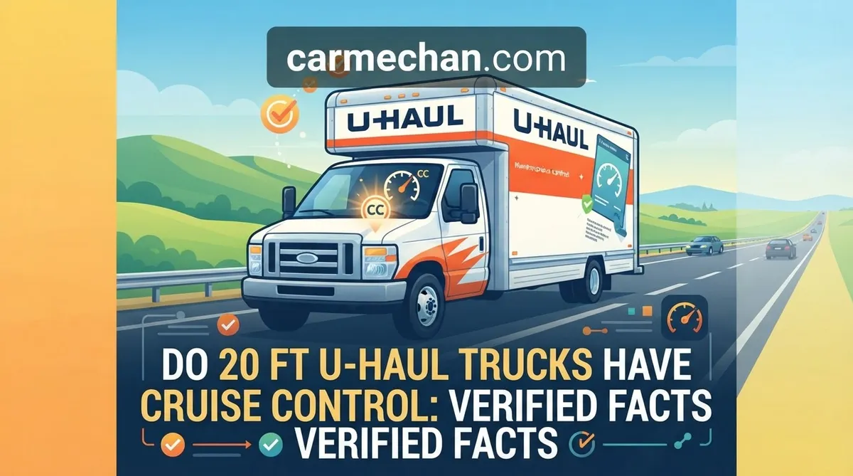 do 20 ft u haul trucks have cruise control