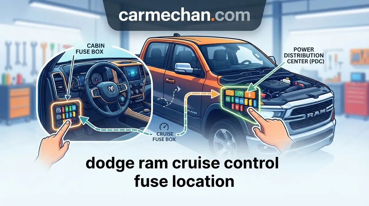 dodge ram cruise control fuse location