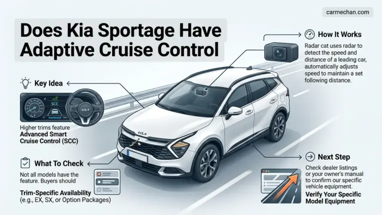 Does Kia Sportage Have Adaptive Cruise Control 2026