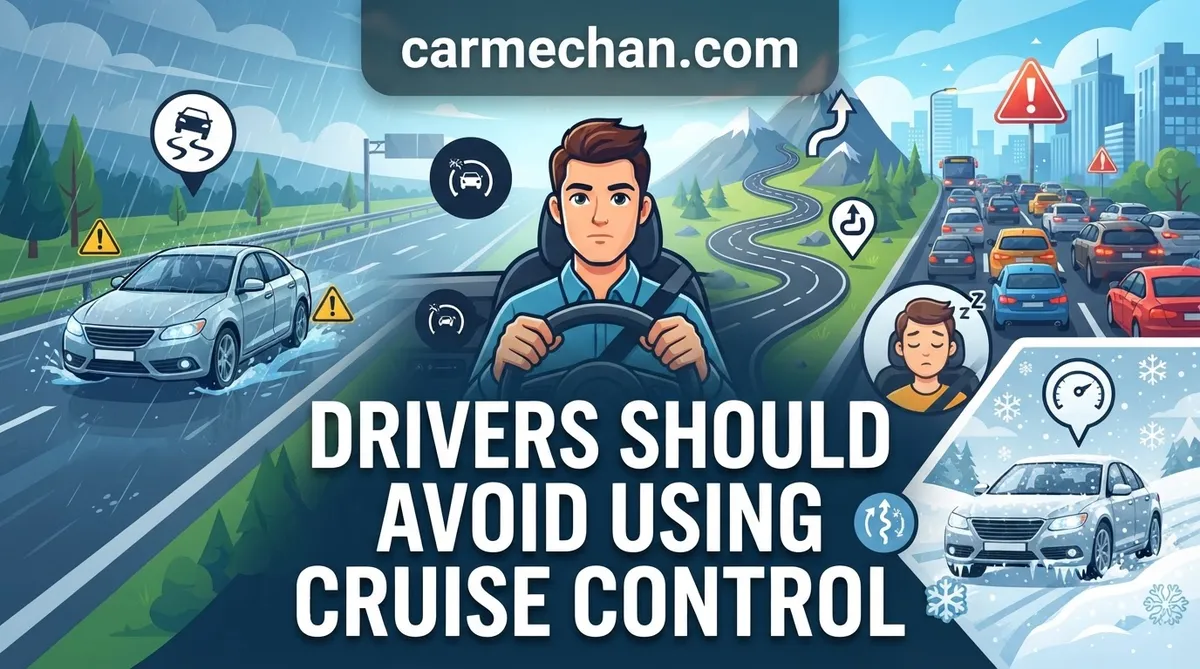 drivers should avoid using cruise control