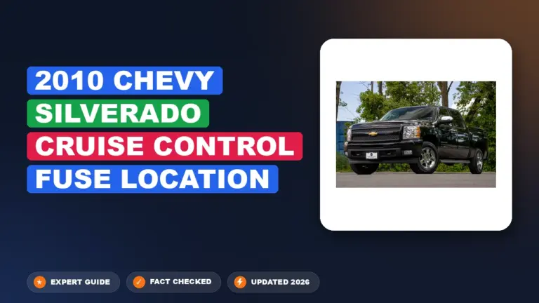 2010 chevy silverado cruise control fuse location Pinpointed