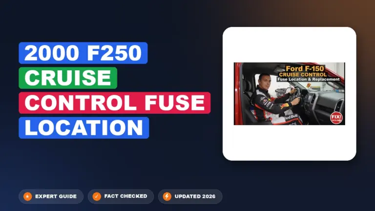 2000 F250 cruise control fuse location: Pinpointed for Repairs