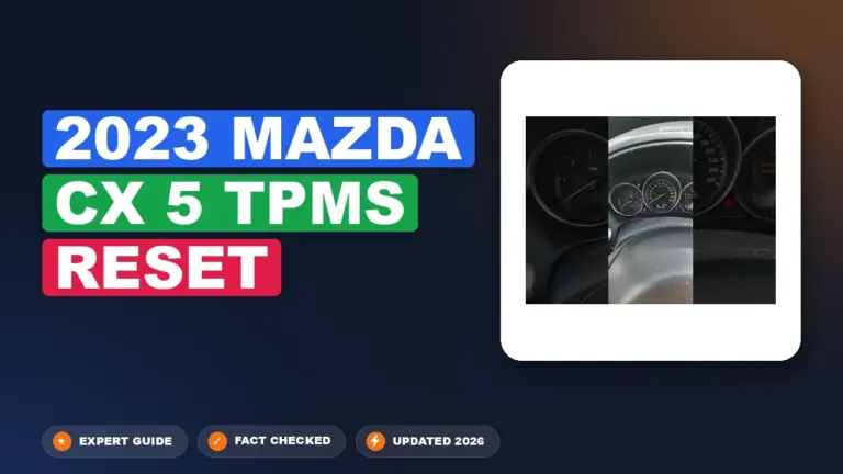 2023 mazda cx-5 tpms reset: Calibrated Correctly