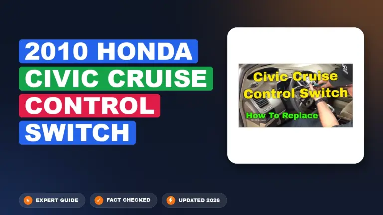 2010 honda civic cruise control switch Diagnosed & Fixed