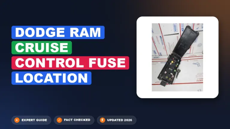 Dodge Ram Cruise Control Fuse Location Mapped Out