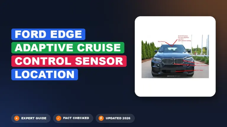 Ford Edge Adaptive Cruise Control Sensor Location Mapped Out