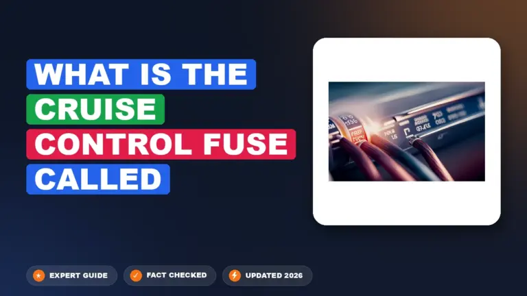What is the cruise control fuse called: Identified & Located