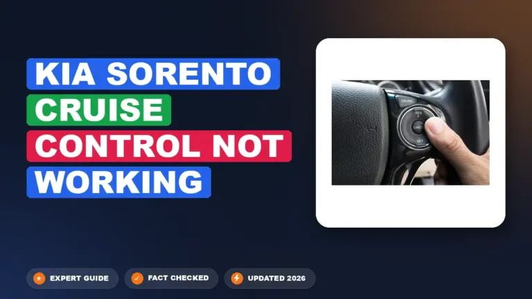 Kia Sorento Cruise Control Not Working: Diagnosed & Fixed